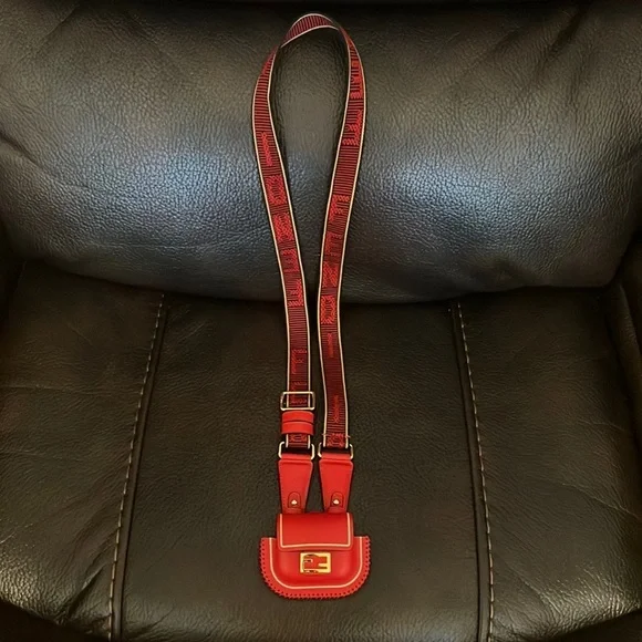 SALE!!! Fendi nano pico FF leather mini Baguette with logo crossbody strap - Picture 4 of 8